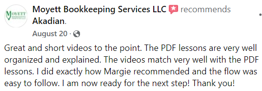 Moyett Bookkeeping Services LLC quote
